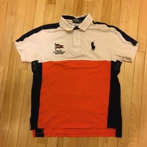 Vtg Polo Ralph Lauren rugby shirt size large